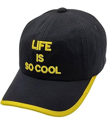 Zacharias - Yellow Cotton Men's Cap ( Pack of 1 )