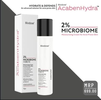 AcabenHydra Moisturizing Cream For Acne Prone Skin AcabenHydra Moisturizing Cream For Acne Prone Skin