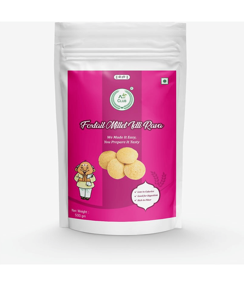 AGRI CLUB Foxtail Millet Idli Rava 400 gm