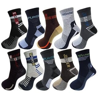 Minha  Men's Cotton Ankle Length Socks (Multicolour, Free Size) - Pack of 5 Pairs