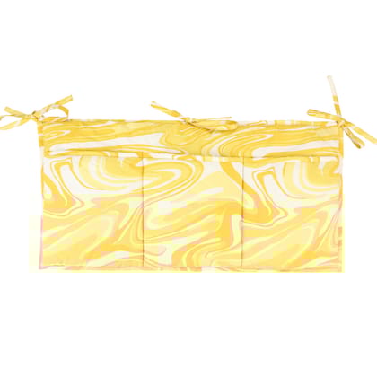YOLK YELLOW MARBLE CRIB ORGANISER