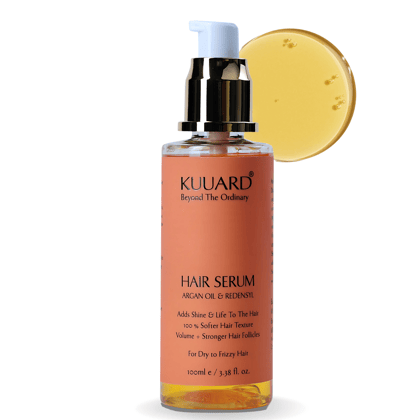 Kuuard Advanced Hair Serum | Frizz-Free, Shiny & Nourished Hair | For All Hair Types | Argain Oil & Redensyl