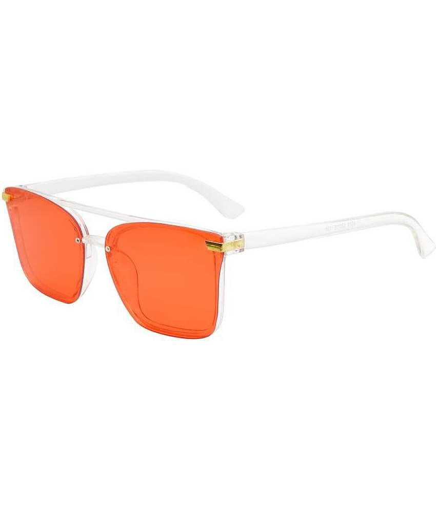Peter Jones - White Square Sunglasses ( Pack of 1 )
