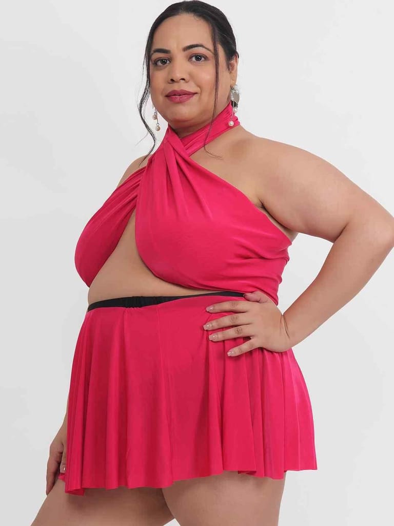 Plus Size Sexy 2 Piece Babydoll Bikini Dress for Honeymoon BB6C - Nightwear & Loungewear | Buy online on ZillyBuy