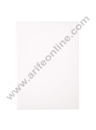 Cake Decor Edible Wafer Paper Sheet Burning Paper for Cake Decoration Size: A4 Sheet (10 Pcs Pack) White