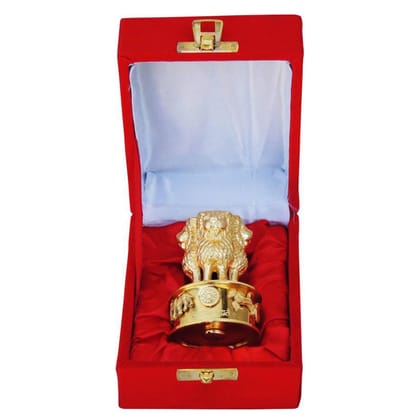 Premium Brass Ashok Lath Showpiece for Home & Office Decor � With Velvet Box, Height : 3 Inch (BMAS273)