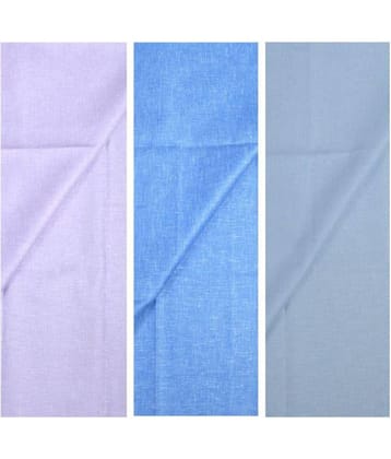 KUNDAN SULZ GWALIOR Multi Cotton Blend Unstitched Shirt pc