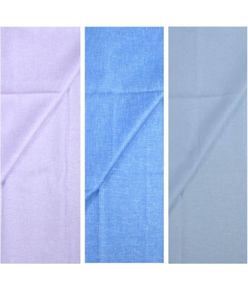 KUNDAN SULZ GWALIOR Multi Cotton Blend Unstitched Shirt pc