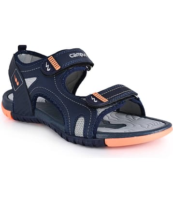 Campus Blue Synthetic Floater Sandals