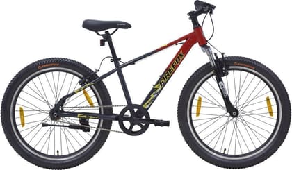 FIREFOX Tremor X 24V Mountain Cycle (Single Speed, Red, Only Front Suspension)