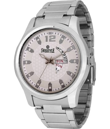 Swisstyle SS-GR1180-WHT-CH Metal Analog Men's Watch