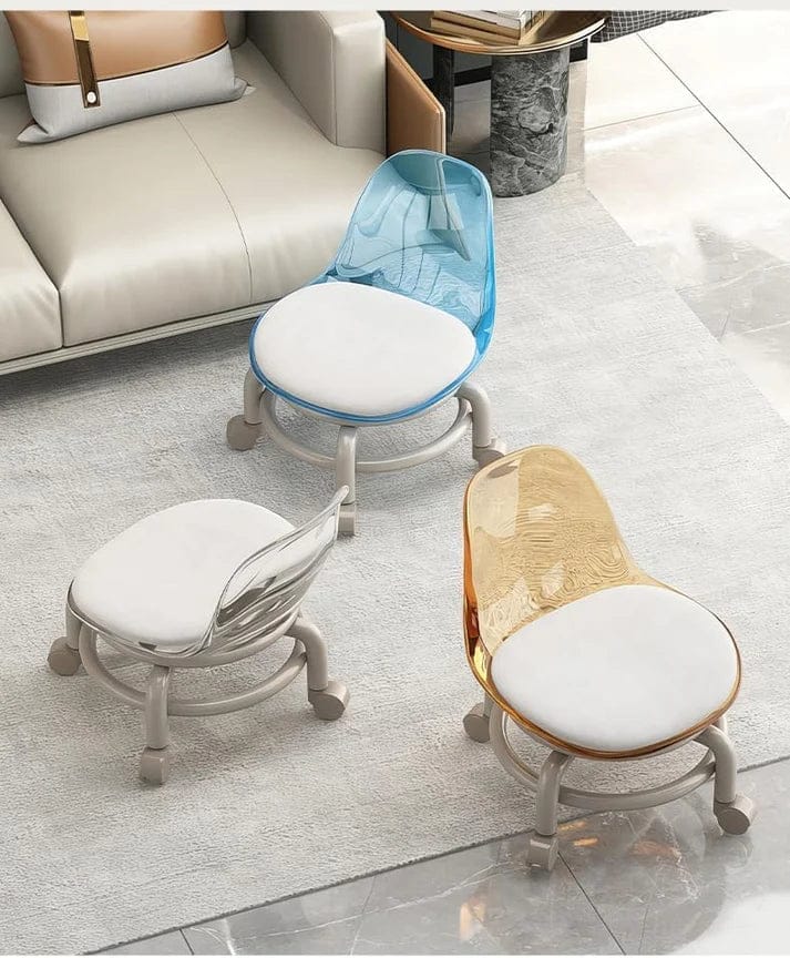 Rolling Chair With back rest (for Kids & Adult)