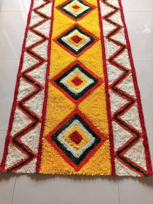 Rangoli Dower Mat / Door Rangoli Mat  Size 15/20 inch and 40/50 inch