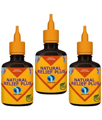 Zemaica Healthcare Natural Relife Plus Joint Pain Oil Oil 180 ml Pack of 3