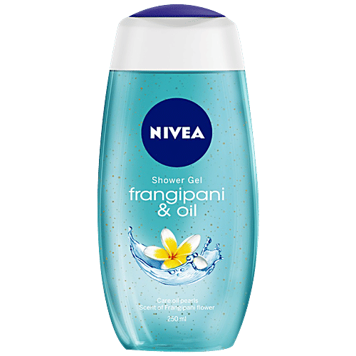 Nivea Frangipani & Oil Shower Gel - With Refreshing Scent, pH Balanced, Moisturising, 250 ml