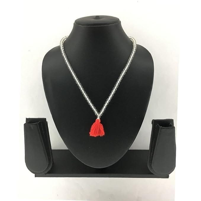 MAYAPURI Sphatik Mala, Small Beads ?????? ?? ???? Quartz/Rock Crystal