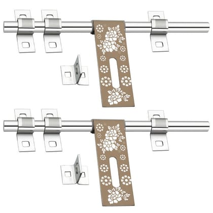 S-GUARD Stainless Steel Door Fitting Aldrop for Home, Gate, Bedroom, Store Room, Offices-LA53 Gold-2 Pcs S-GUARD Stainless Steel Door Fitting Aldrop for Home, Gate, Bedroom, Store Room, Offices-LA53 Gold-2 Pcs