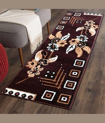 ANABIA CARPET Brown Others Carpet Floral Other Sizes Ft