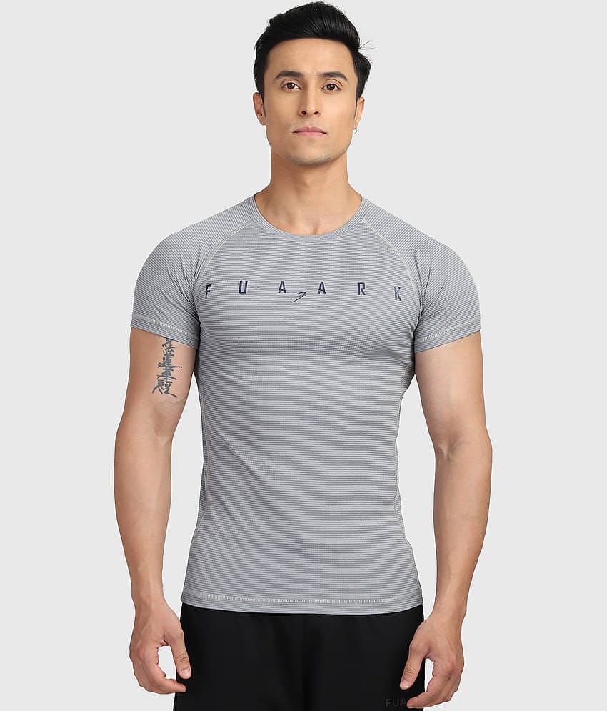 Fuaark Rust Polyester Slim Fit Men's Sports T-Shirt ( Pack of 1 )