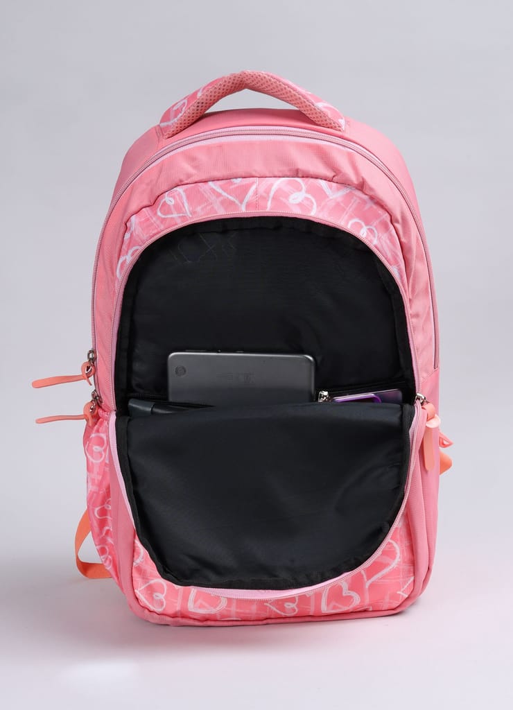 PB Pearlbags Polyester Water Resistant Casual Backpack With Laptop Sleeve For School,college & Office For Boys and Girls,Men & Women