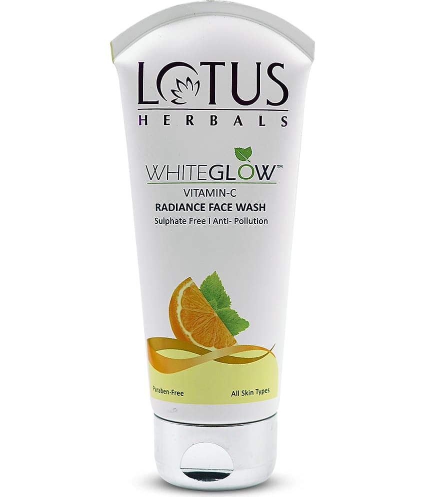 Lotus Herbals Whiteglow Vitamin C Radiance Face Wash , For Dark Spots & Dull Skin ,100G