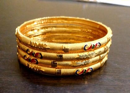 Exquisite 1 Gram Gold Bangles for Women Exquisite 1 Gram Gold Bangles for Women