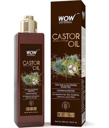 WOW Skin Science Castor Oil -200 mL