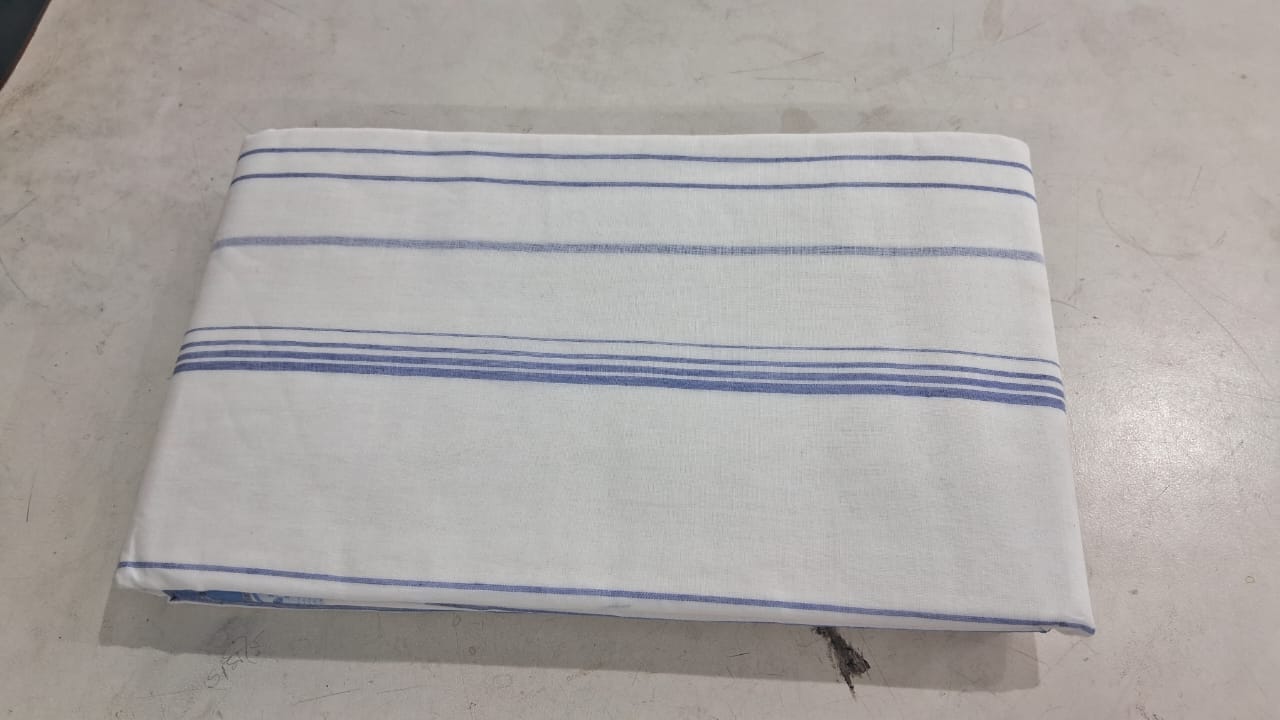 Bengal Pure Cotton Tangail Saree | White