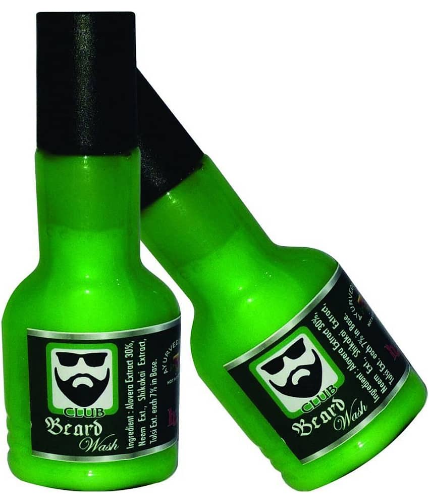 HTI BRAND (HERBAL) BEARD WASH Beard Shampoo 120 mL Pack of 2