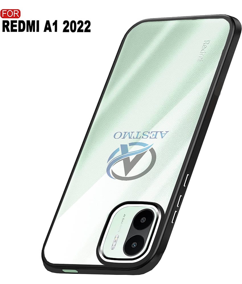 AESTMO - Transparent Polycarbonate Plain Cases Compatible For Xiaomi Redmi A1 ( Pack of 1 )