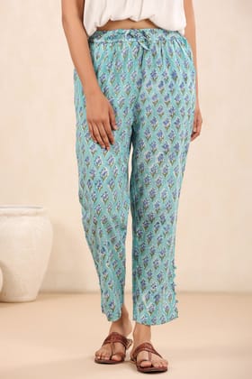 Nishat Guleen Bageecha Narrow Cotton Pants-S