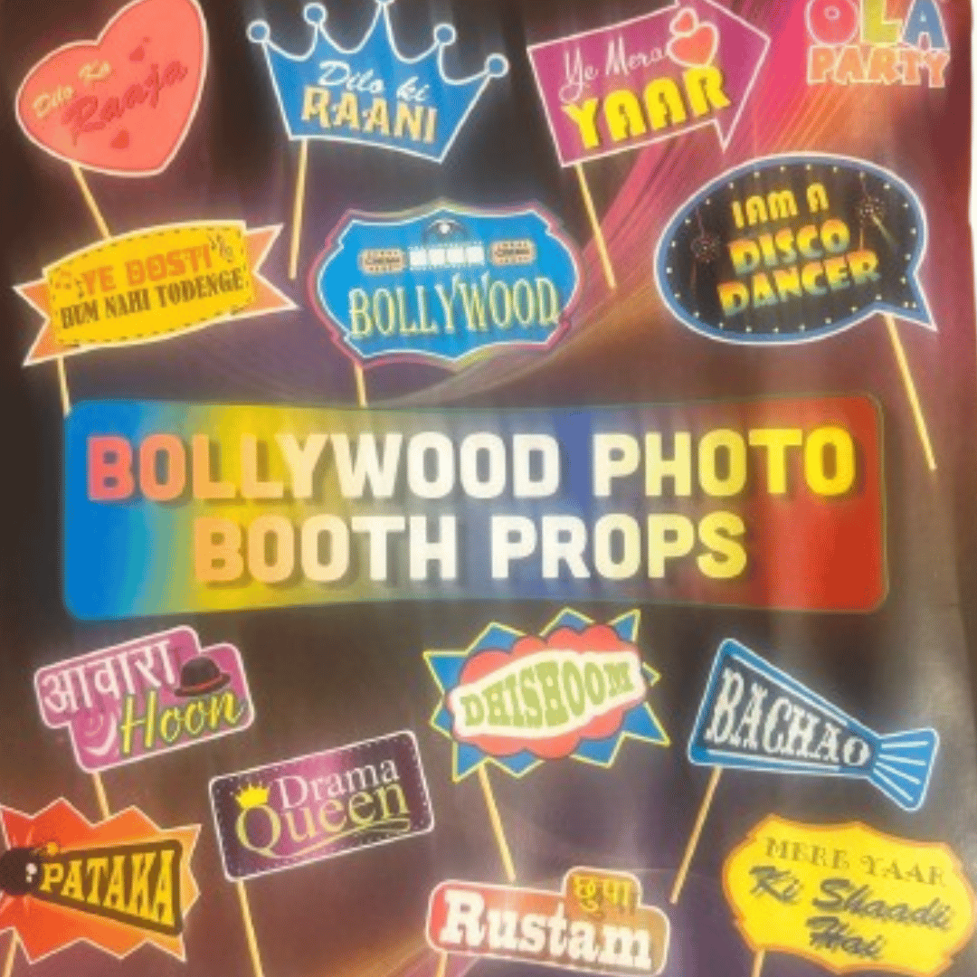 Bollywood Photo Props - 13PC