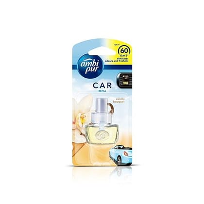 Ambi Pur Car Freshener, Vanilla Bouquet variant, 60 Days