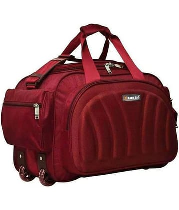 AXEN BAGS 60 Ltrs Red Polyester Duffle Bag