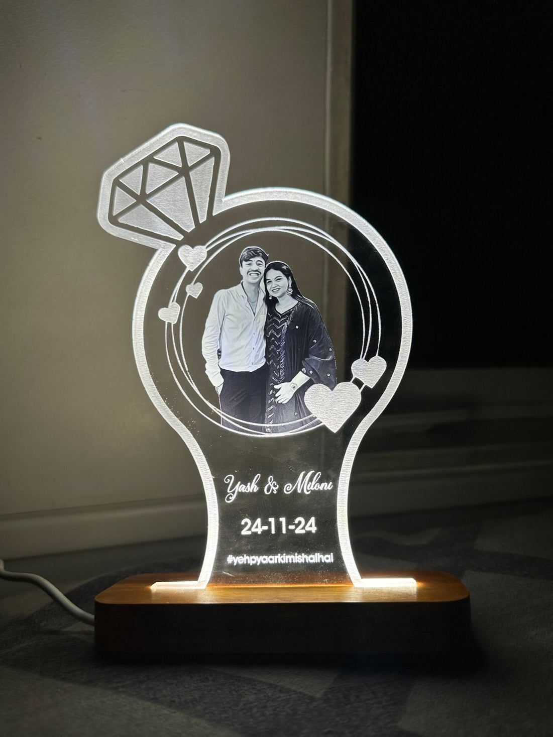 Led Photo Lamp Wedding Gift