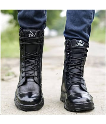 BXXY Black Men's Casual Boots