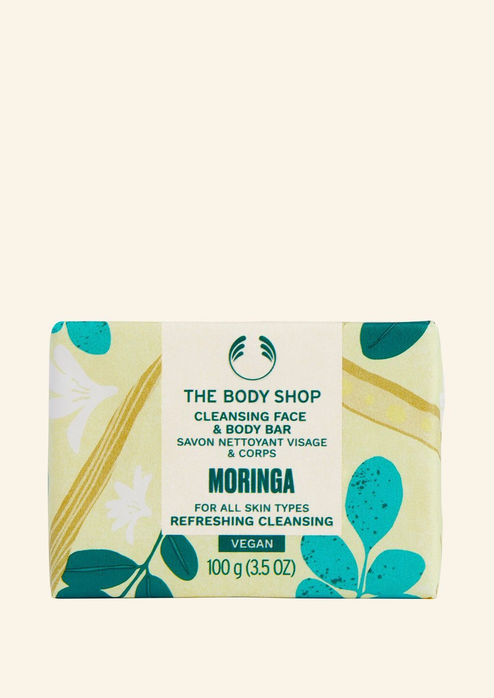 Moringa Cleansing Face & Body Bar-100G