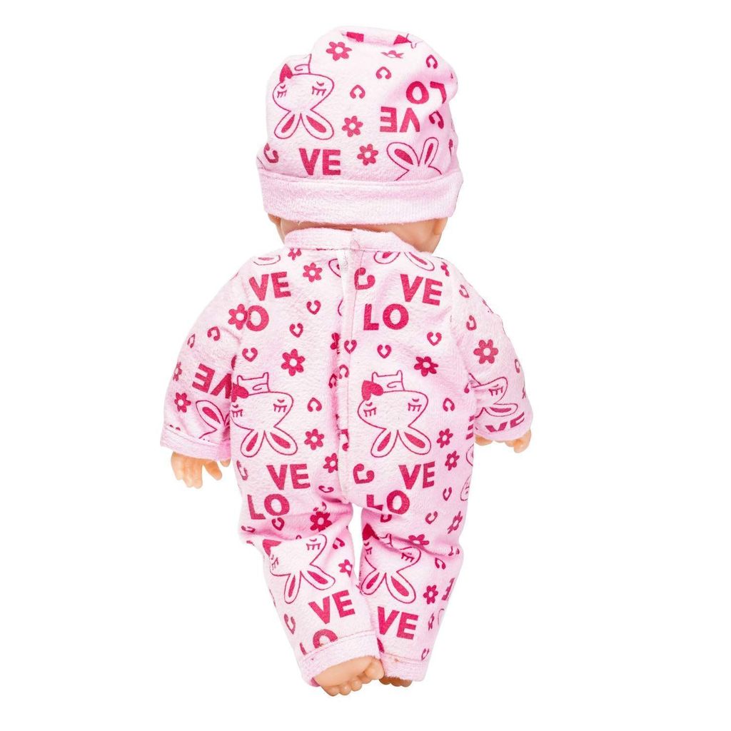 Little Boy in Teddy Printed Dress Doll for Kids (Rotatable Legs Arms with Removable Clothes Set