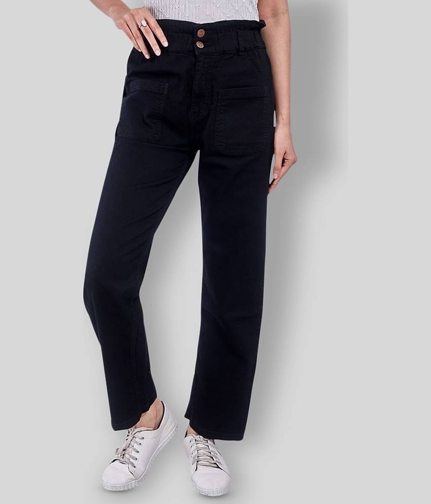 Rea-lize - Black Cotton Blend Women's Jeans ( Pack of 1 )