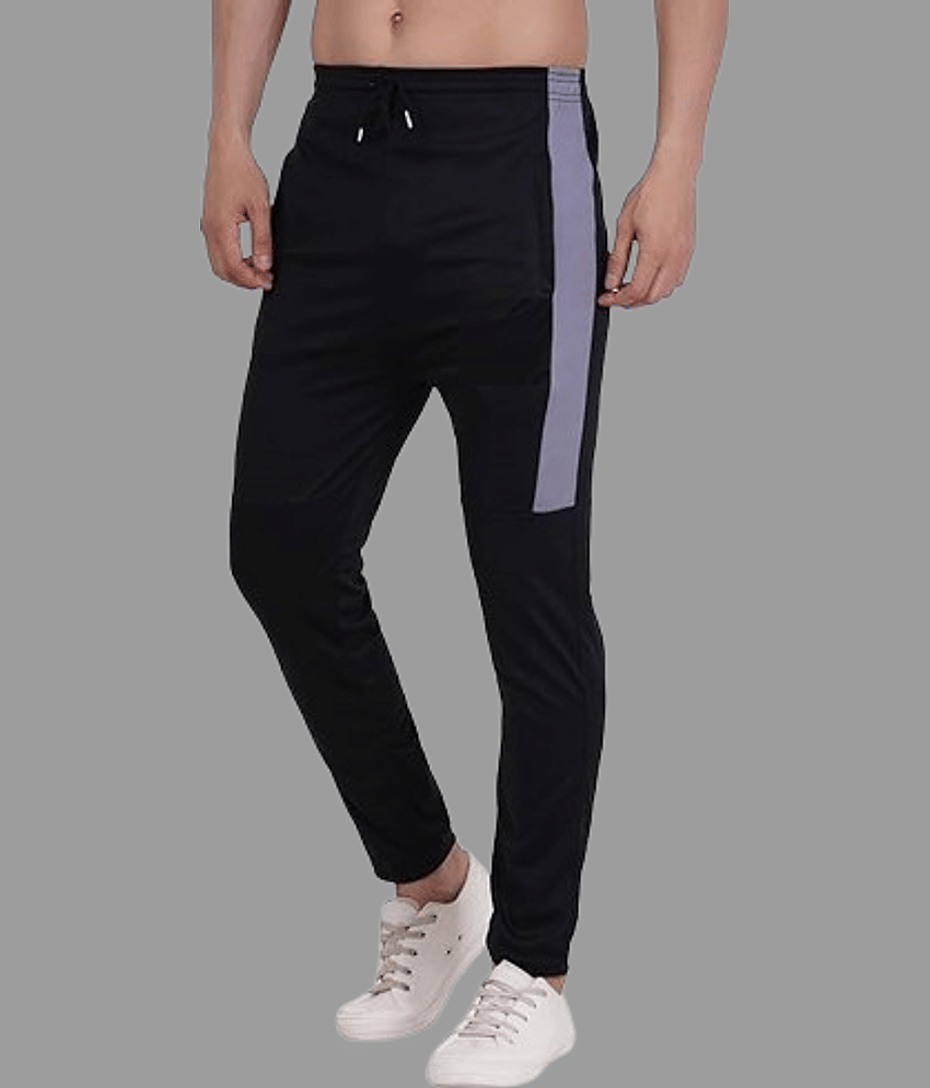 attitude start of fashion Black Lycra Men's Trackpants ( Pack of 1 )