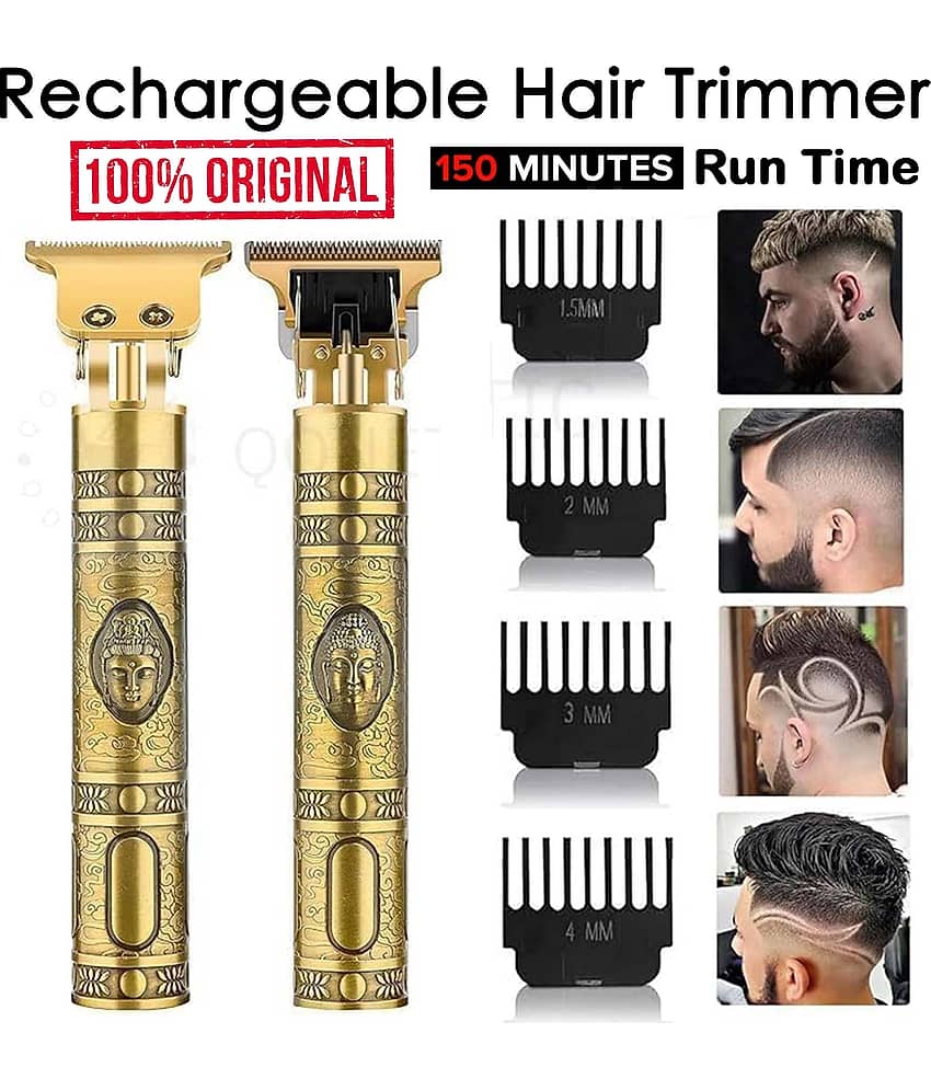 Intimify Hair Trimmer Gold Cordless Beard Trimmer With 150 minutes Runtime