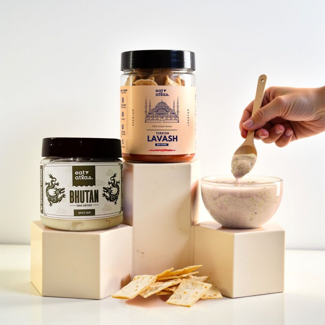 Bhutan’s Ema Datshi with Lavash Chips