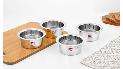 RK Kumbakonam Stainless Steel Traditional Dabara BowlSet | Coffee Dabara Bowl Set | South Indian Filter Coffee Tumbler Set (Silver,140 ml,Pack of 4 RK Kumbakonam Stainless Steel Traditional Dabara BowlSet | Coffee Dabara Bowl Set | South Indian Filter Coffee Tumbler Set (Silver,140 ml,Pack of 4