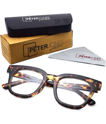 Unisex Blue Cut & Anti-glare Computer Glasses | For Computer Mobile TV | Eye Protection | Zero Power | Brand - Peter Jones