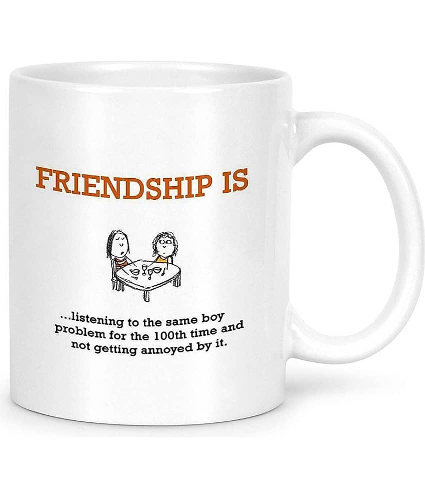 Idream Quote Printed Ceramic Coffee Mug 1 Pcs 330 mL