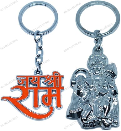 KD COLLECTIONS Bajrangbali Hanuman Keychain & Jai Shree Ram Keychain Combo – Pack of 2 Keychains KD COLLECTIONS Bajrangbali Hanuman Keychain & Jai Shree Ram Keychain Combo – Pack of 2 Keychains