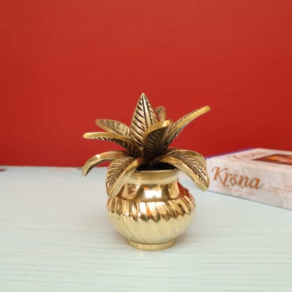 Exquisite Brass Kalash - 5.5 inch Height Exquisite Brass Kalash - 5.5 inch Height