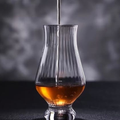 SELF STRIPED SINGLE MALT TASTING GLASS - Set Of 6-Set of 6