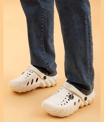 Big Fox - White Men's Clogs