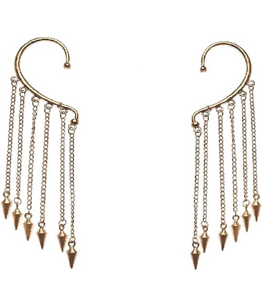 Renaissance Traders Gold EarCuff Earrings ( Pack of 1 )